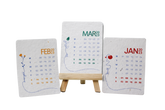 Recycled paper and plantable calenders